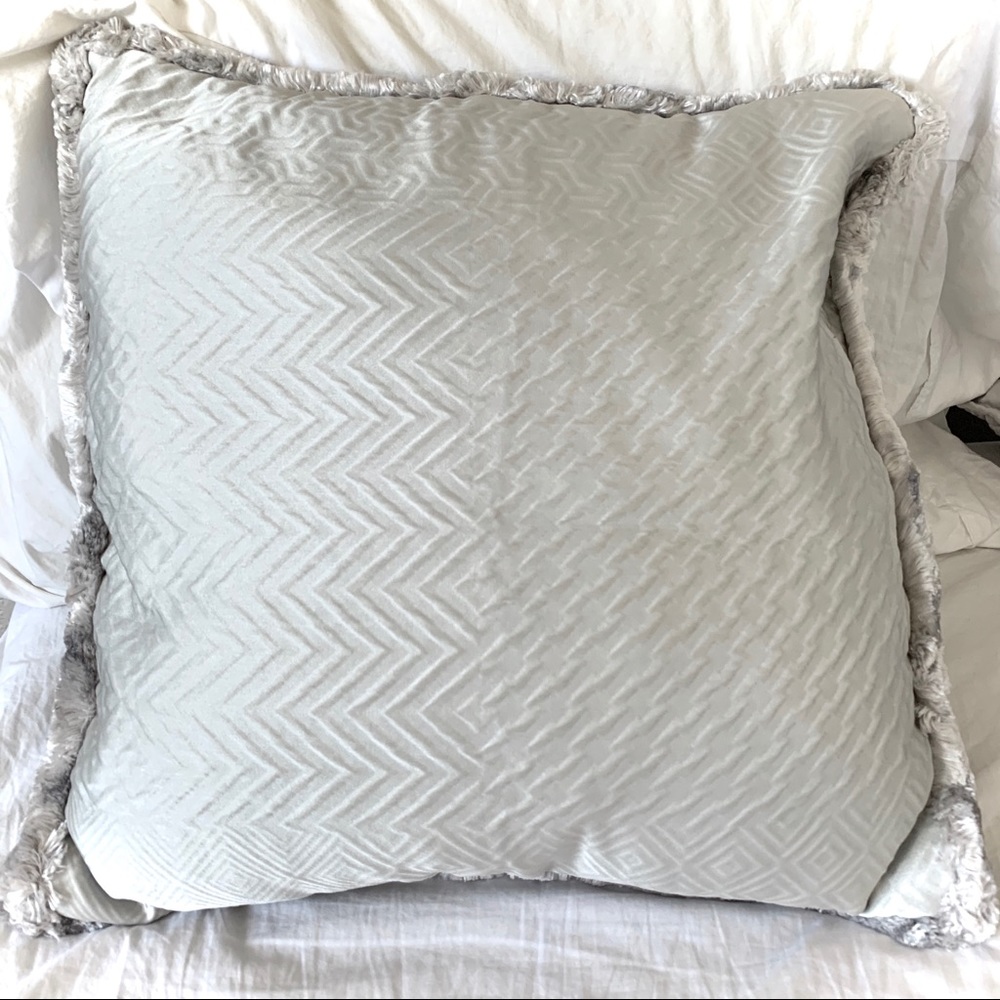 Zara home grey cushion cover
